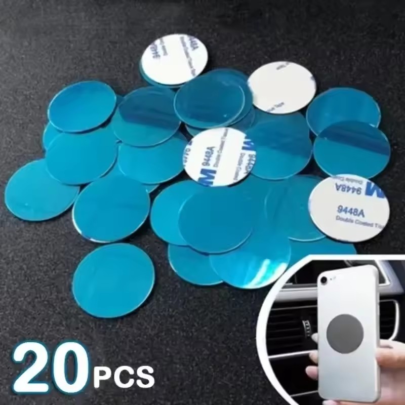 Phone Accessories Holder Car - 1/50 قطعة من ملصقات الصفائح المعدنية