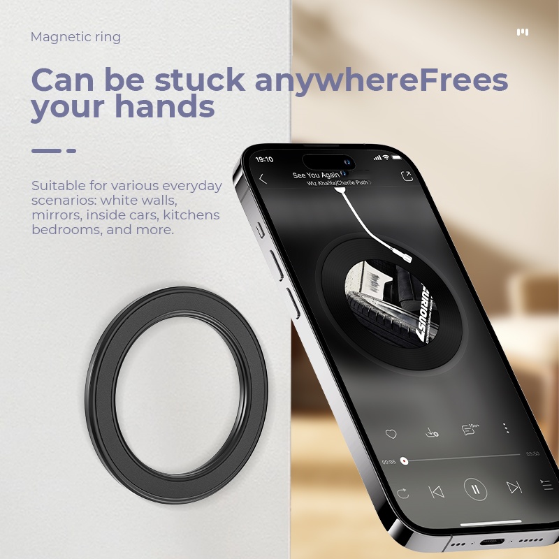 Phone Accessories Holder Car - ل Magsafe حامل هاتف حلقي مغناطيسي